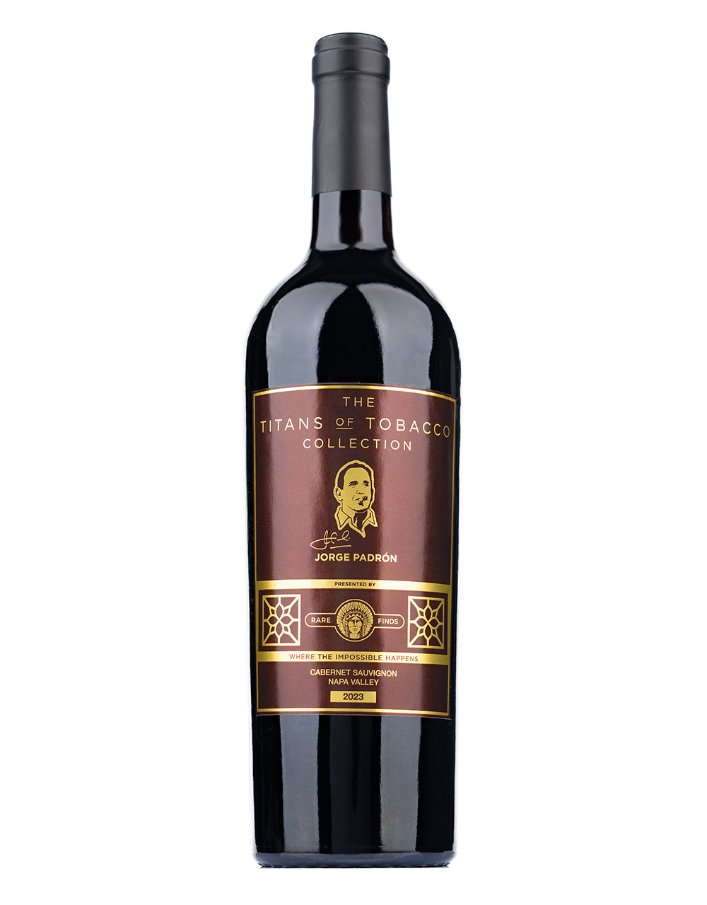 The Titans of Tobacco Collection Commemorative Wine Set Jorge Padron