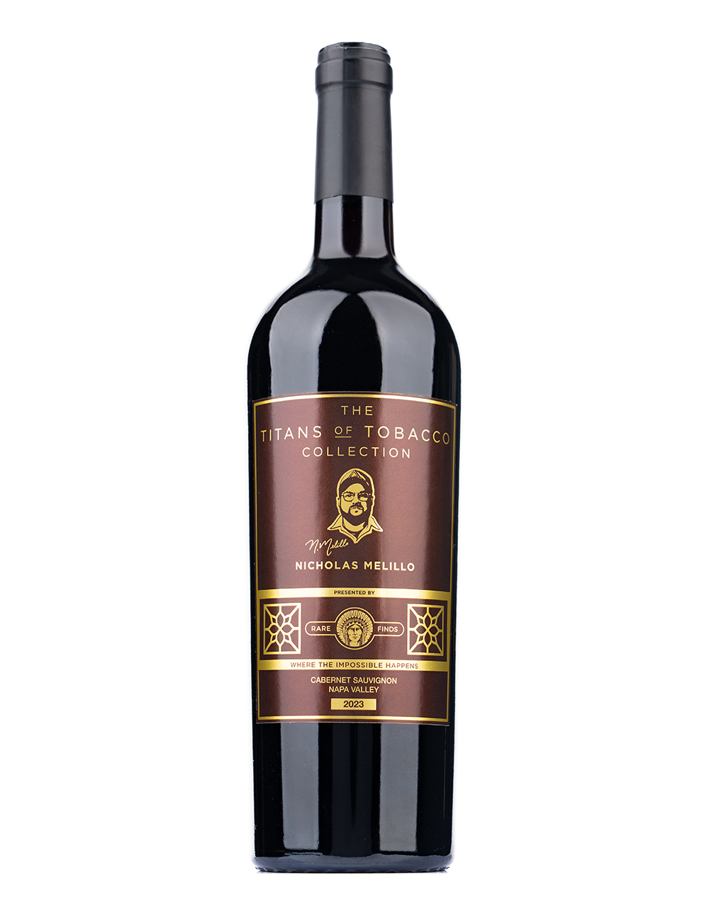 The Titans of Tobacco Collection Commemorative Wine Set Nick Melillo