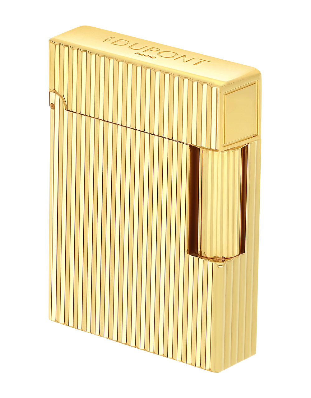 S.T. Dupont Line 1 — Vertical Guilloché / Yellow Gold