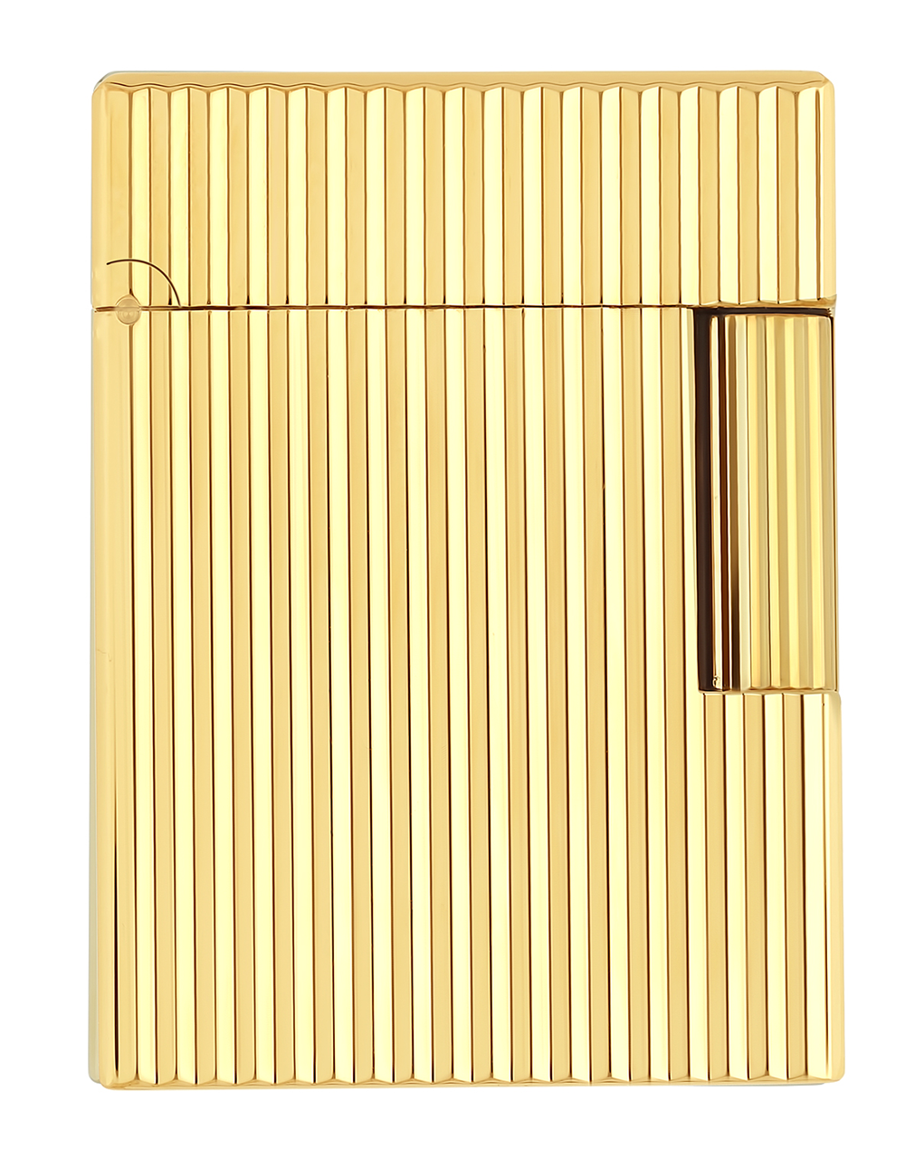 S.T. Dupont Line 1 — Vertical Guilloché / Yellow Gold