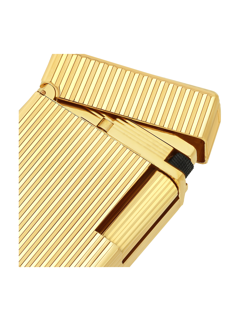 S.T. Dupont Line 1 — Vertical Guilloché / Yellow Gold