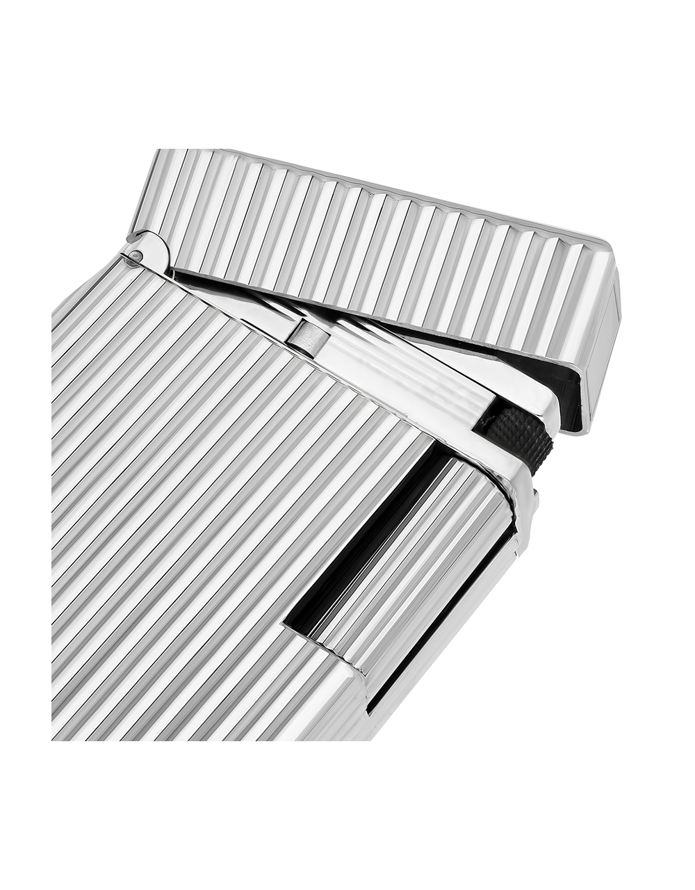 S.T. Dupont Line 1 — Vertical Guilloché / Palladium