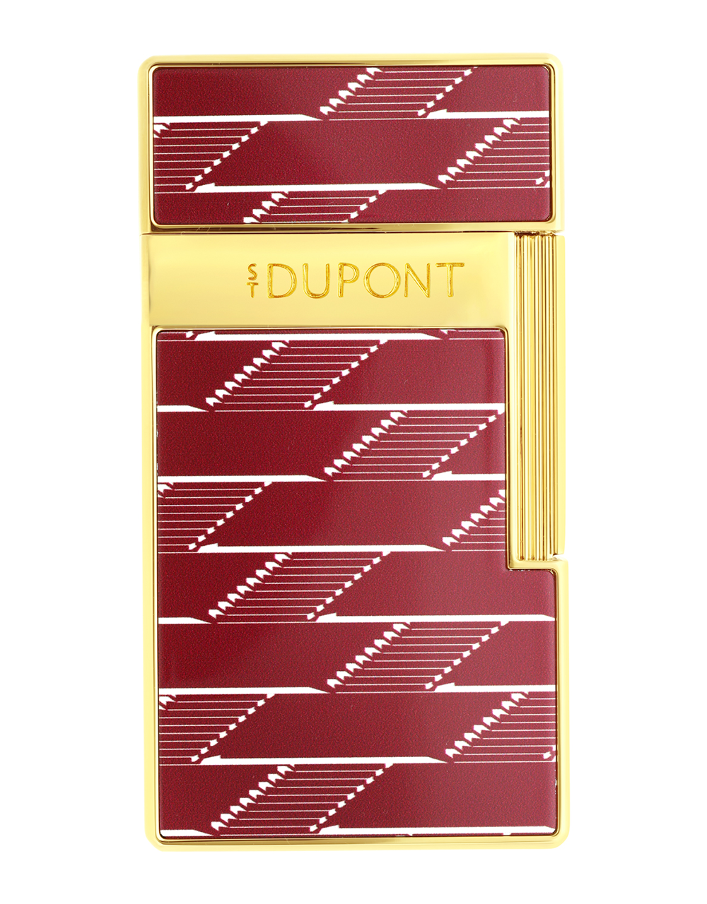 S.T. Dupont Biggy Lighter — Monogram 1872, Burgundy