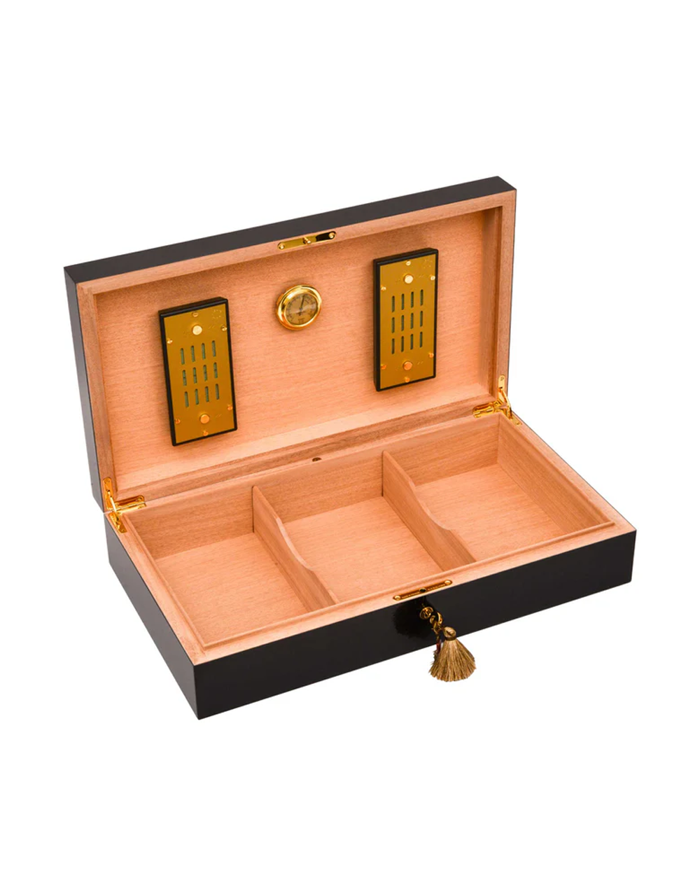 Elie Bleu Fire Horse Humidor — 110 Cigars Open Lid