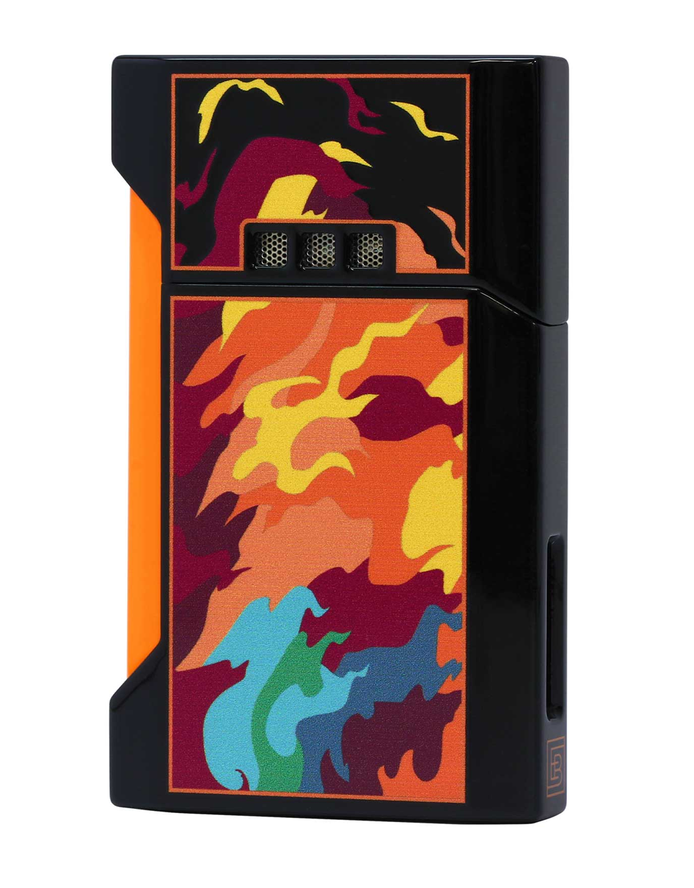 Elie Bleu Fire Horse J-12 Flat Flame Lighter Back