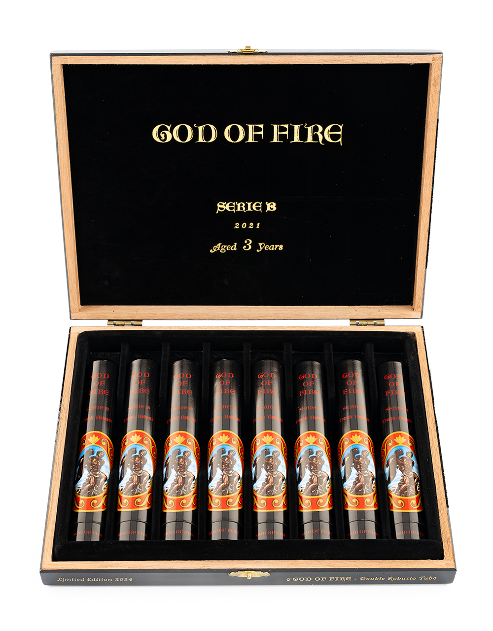God of Fire Serie B Double Robusto Tubo