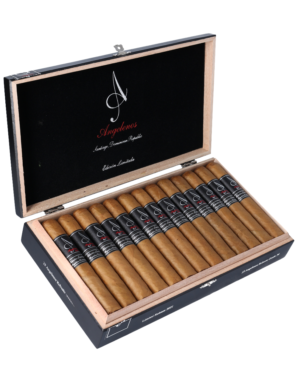 Angelenos Robusto Cigars Box Open