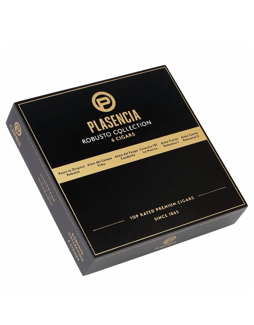 Plasencia Coleccion Robusto 6-Cigar Sampler Box Closed