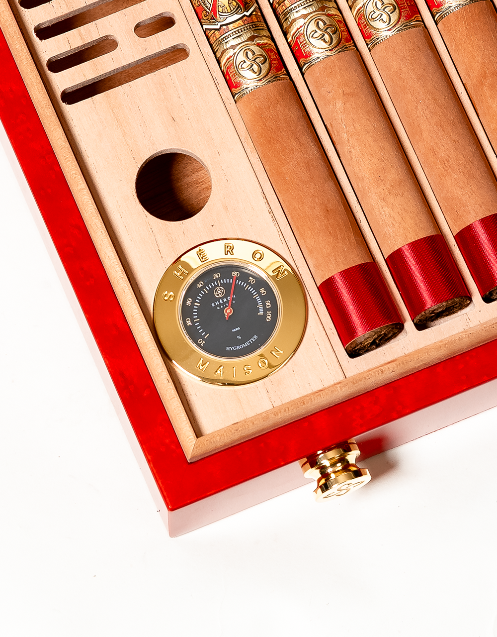 Opus X & Maison Shéron "Spirit of Artisans" Cigar Box Set Open