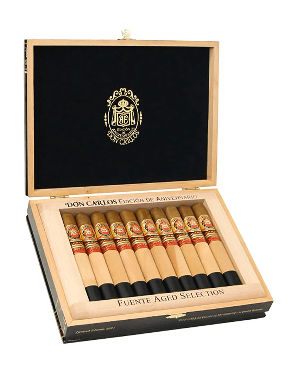 Fuente Don Carlos Edicion de Aniversario Double Robusto Box Open