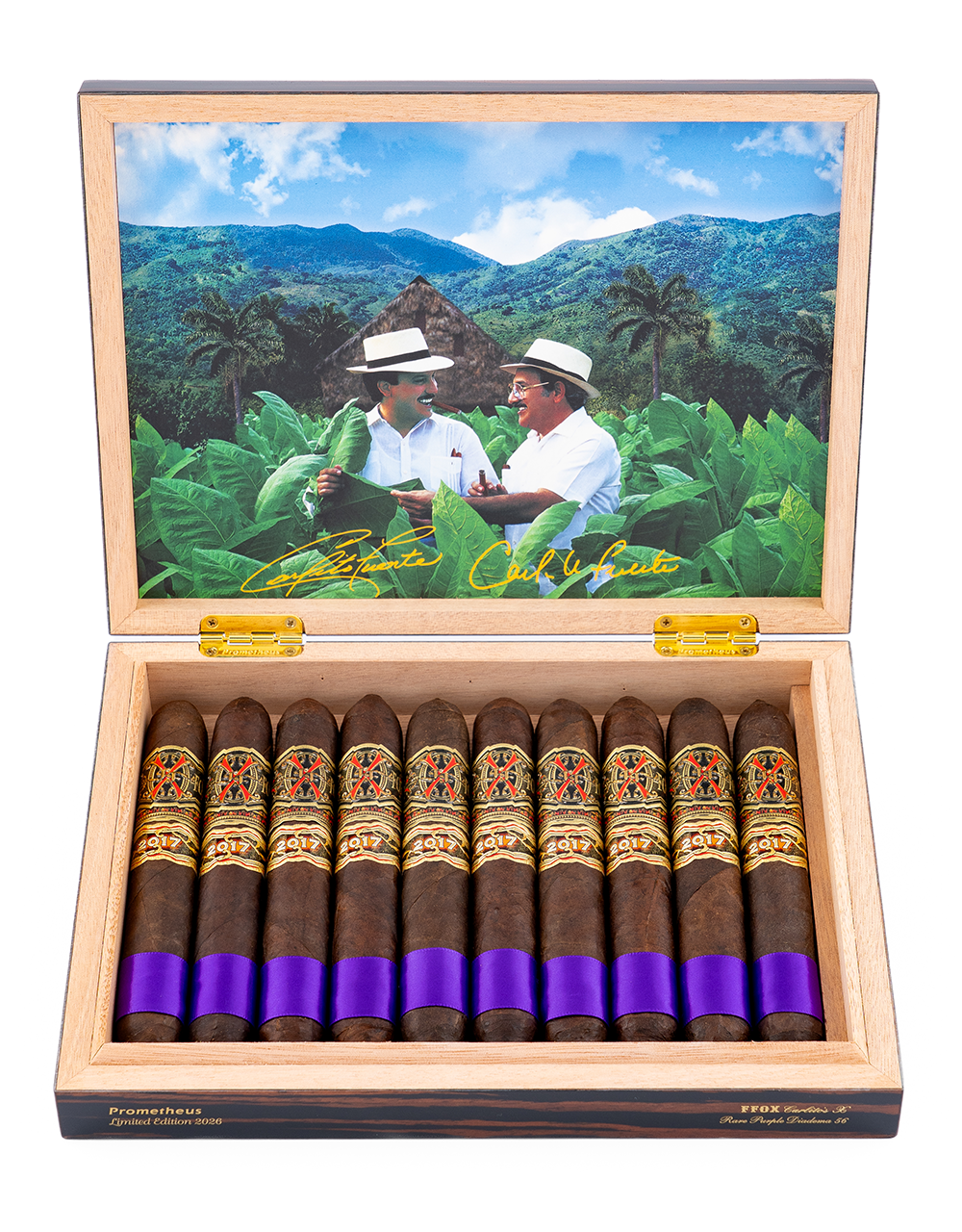 Fuente Opus X Purple Diadema 56 Box Open