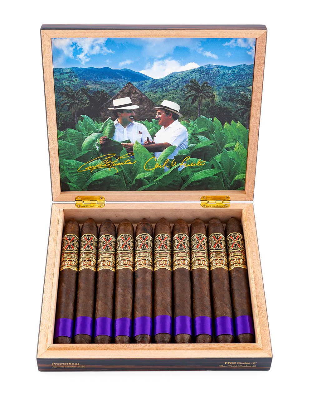 Fuente Fuente Opus X Carlito's X Rare Purple Diadema 54 Box Open