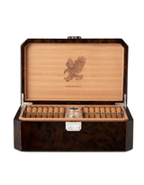 Stefano Ricci Walnut Root Humidor w/ 40 Fuente Opus X Cigars Open Stefano Ricci Walnut Root Humidor w/ 40 Fuente Opus X Cigars Open