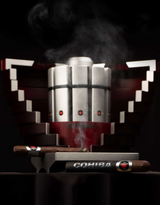 Cohiba Spectre 2025 limited humidor with cigars in ashtrays Cohiba Spectre 2025 limited humidor with cigars in ashtrays