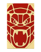S.T. Dupont x Orlinski Line 2 "Perfect Ping" — Red/Yellow Gold Back
