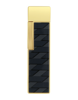 S.T. Dupont Twiggy Lighter — Monogram 1872, Black Back