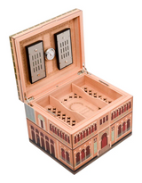 Elie Bleu Casa Cubana "Palacio Cienfuegos" Humidor Face Open
