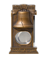 S.T. Dupont 250th Anniversary Haute Création Double Cutter — Gold Bronze (Liberty Bell) Back Closed