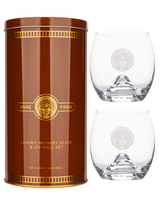TOG branded whiskey glasses and TOG branded ice ball molds