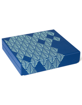 Zino Z-Collection Blue Z10 Travel Humidor Closed Angled