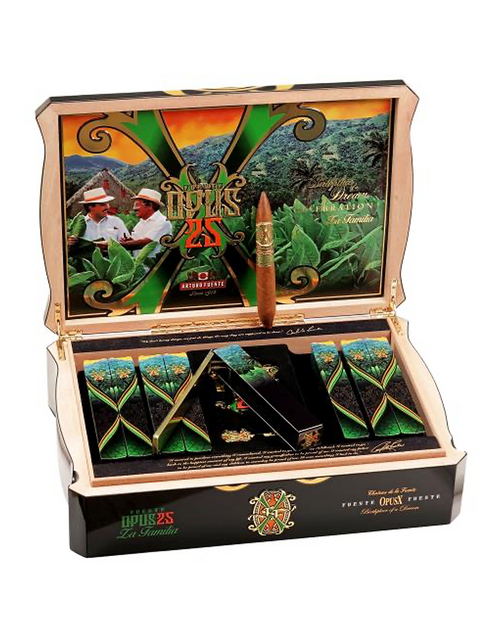 Fuente Fuente Opus X 25th Anniversary Perfecto Box Open Fuente Fuente Opus X 25th Anniversary Perfecto Box Open