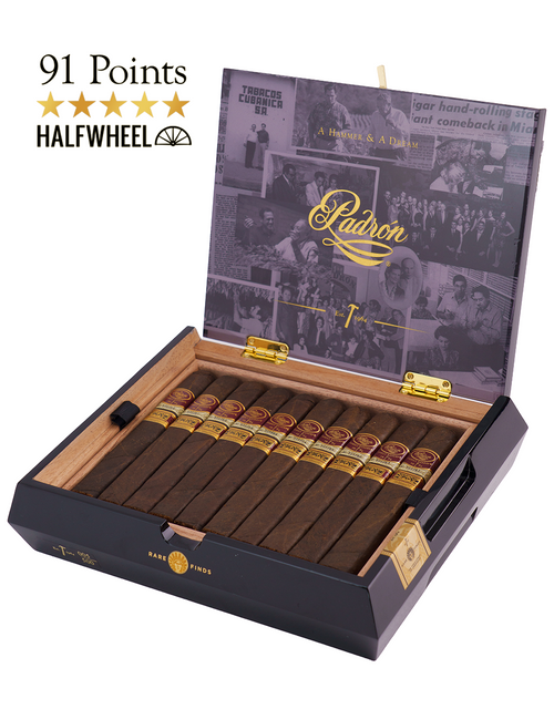 Padrón Rare Finds “A Hammer & A Dream” Maduro Box Open Rated 91-Points by Halfwheel Padrón Rare Finds “A Hammer & A Dream” Maduro Box Open Rated 91-Points by Halfwheel