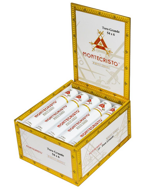 Montecristo White Toro Grande Box Open Montecristo White Toro Grande Box Open