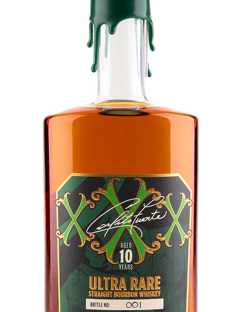 Opus XXX 10-Year Bourbon Whiskey Bottle Front Close Up Label