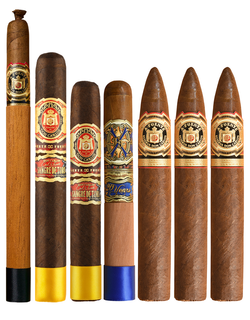 Rare Don Carlos & Opus X Blue 17-Cigar Sampler with Sangre de Toro cigars