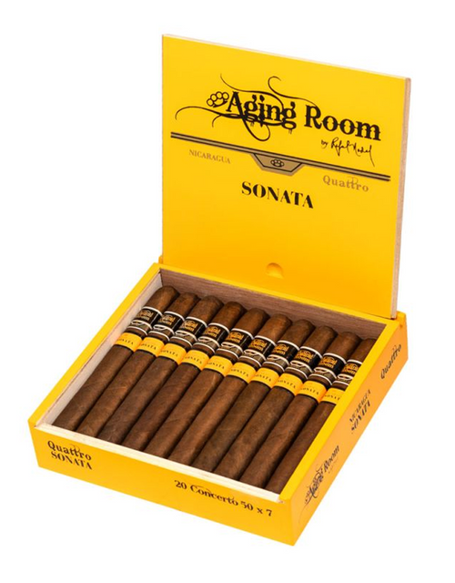 Aging Room Quattro Nicaragua Sonata Concerto Box Open