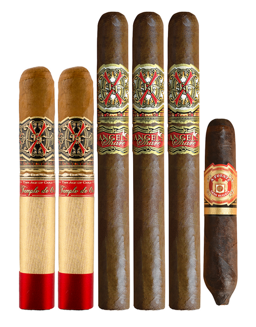 Fuente Opus X Oro No. 3 11-Cigar Sampler with Templo De Oro No 3 cigars