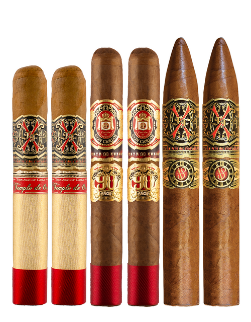 Fuente Opus X Oro & Don Carlos 90 11-Cigar Sampler with Templo de Oro cigars