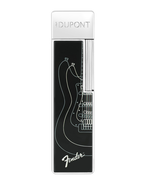 S.T. Dupont x Fender Twiggy Lighter — Black/Chrome Face
