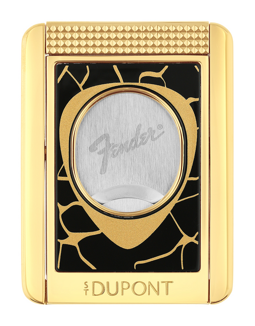 S.T. Dupont x Fender Cigar Cutter Stand — Black/Golden