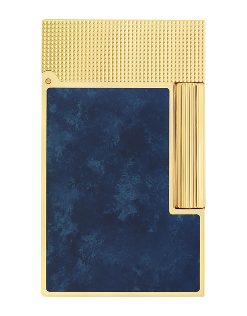 S.T. Dupont Popoté Line 2 "Perfect Ping" — Blue/Yellow Gold Face