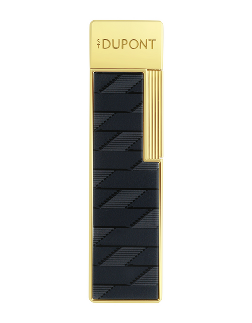 S.T. Dupont Twiggy Lighter — Monogram 1872, Black Face