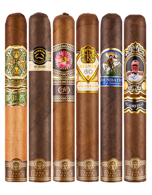 The Titans of Tobacco 6-Cigar Sampler