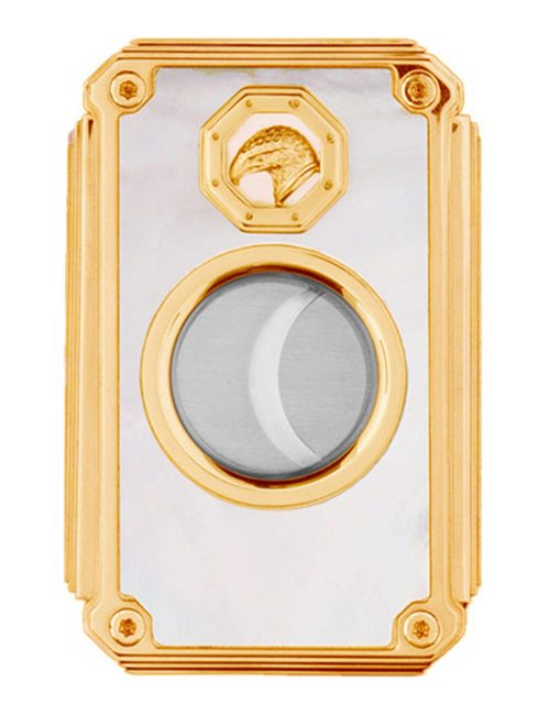 Stefano Ricci SR Cigar Cutter — Mother of Pearl / Gold, Face