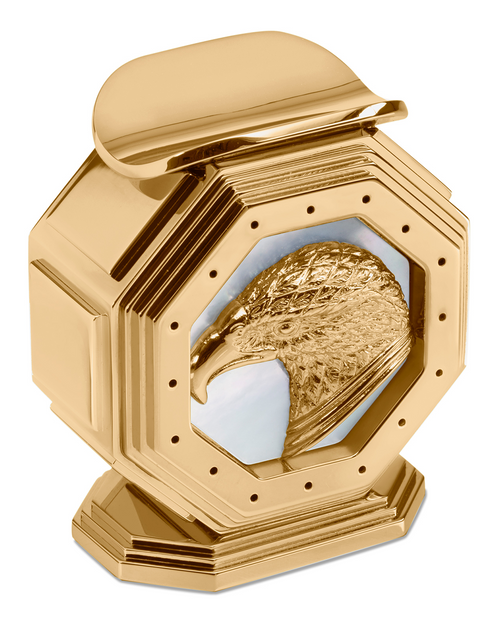 Stefano Ricci SR Cigar Holder — Mother of Pearl / Gold, Face