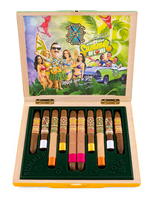 Arturo Fuente Summer of Love 2026 Limited Edition Box Open