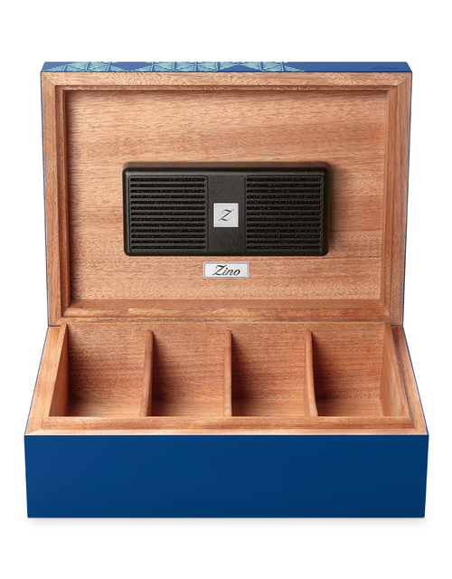 Zino Z-Collection Blue Z60 Humidor Box Open