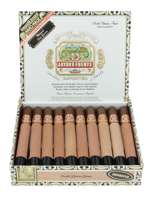 Arturo Fuente Double Chateau Sungrown Box Open