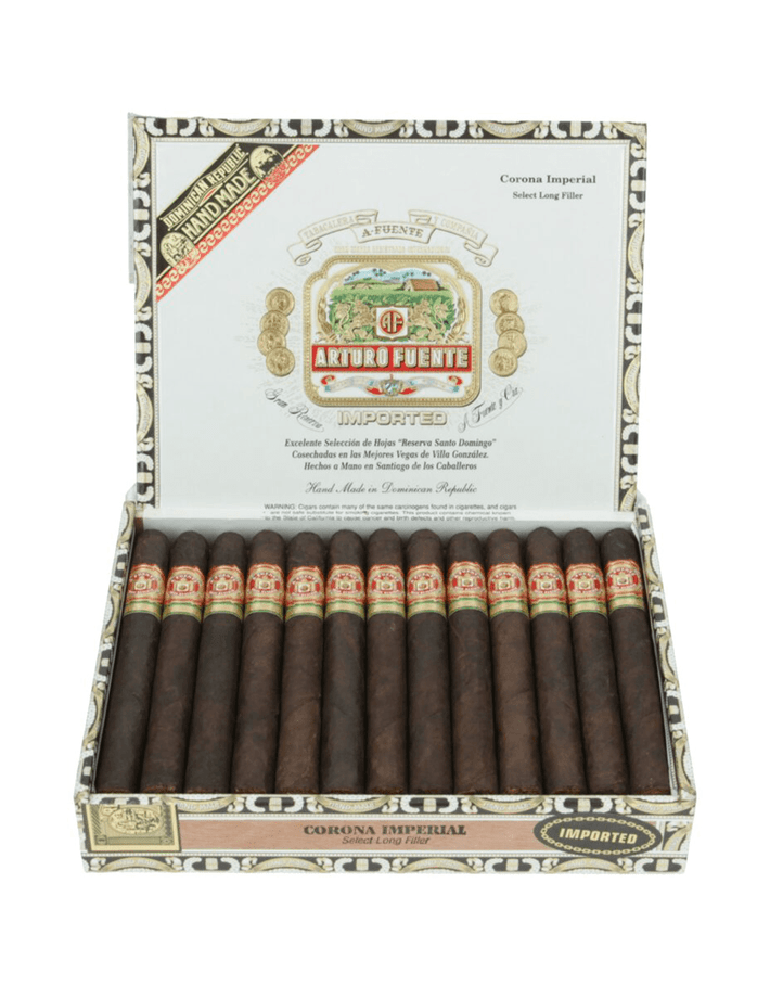 Arturo Fuente Gran Reserva Corona Imperial Maduro Box Open