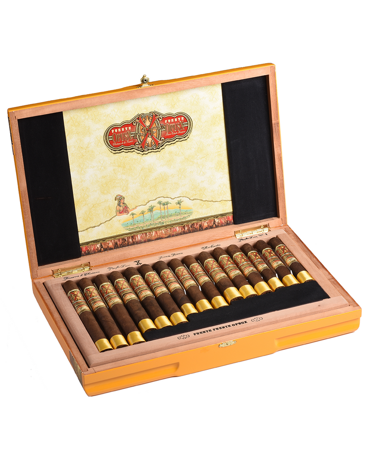 Fuente Fuente OpusX OXO ORO Oscuro Sampler Box Open