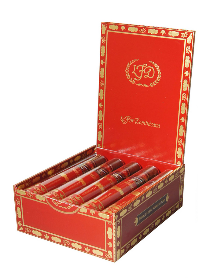 La Flor Dominicana LFD DL Crystal Tubo Corona Box Open