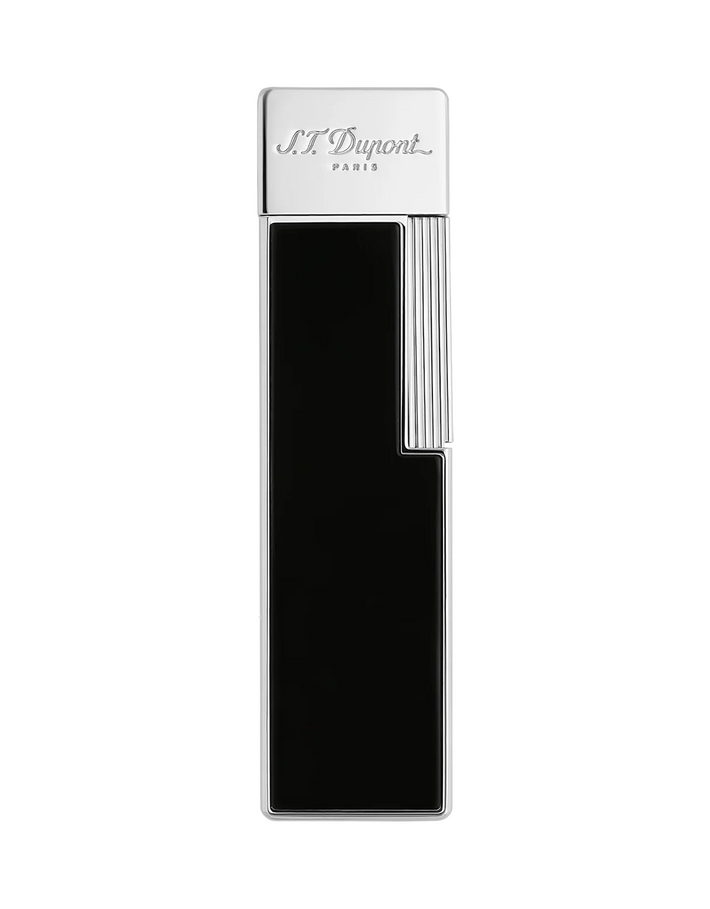 ST Dupont Twiggy Lighter Lacquer Black / Chrome Face