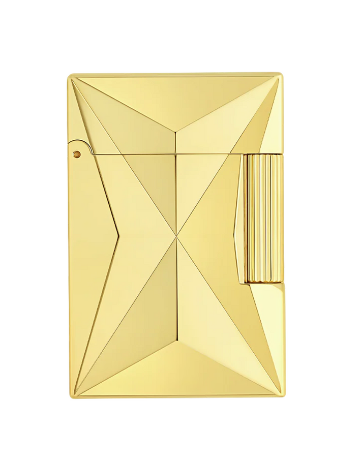 ST Dupont Fire X Line 2 Small Lighter Gold Face
