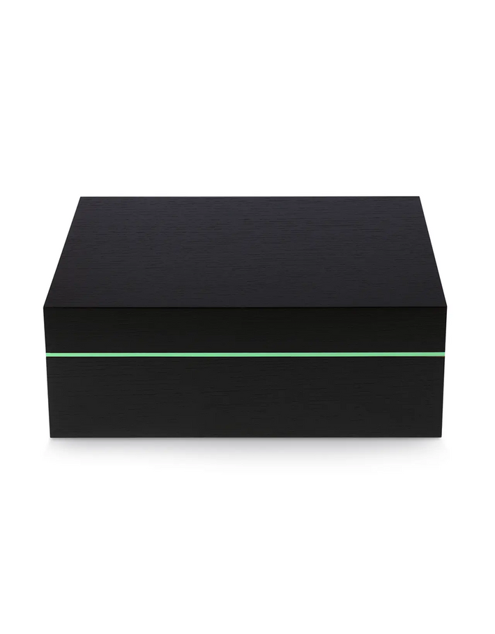 Zino Z80 Humidor Black Oak / Mint Closed
