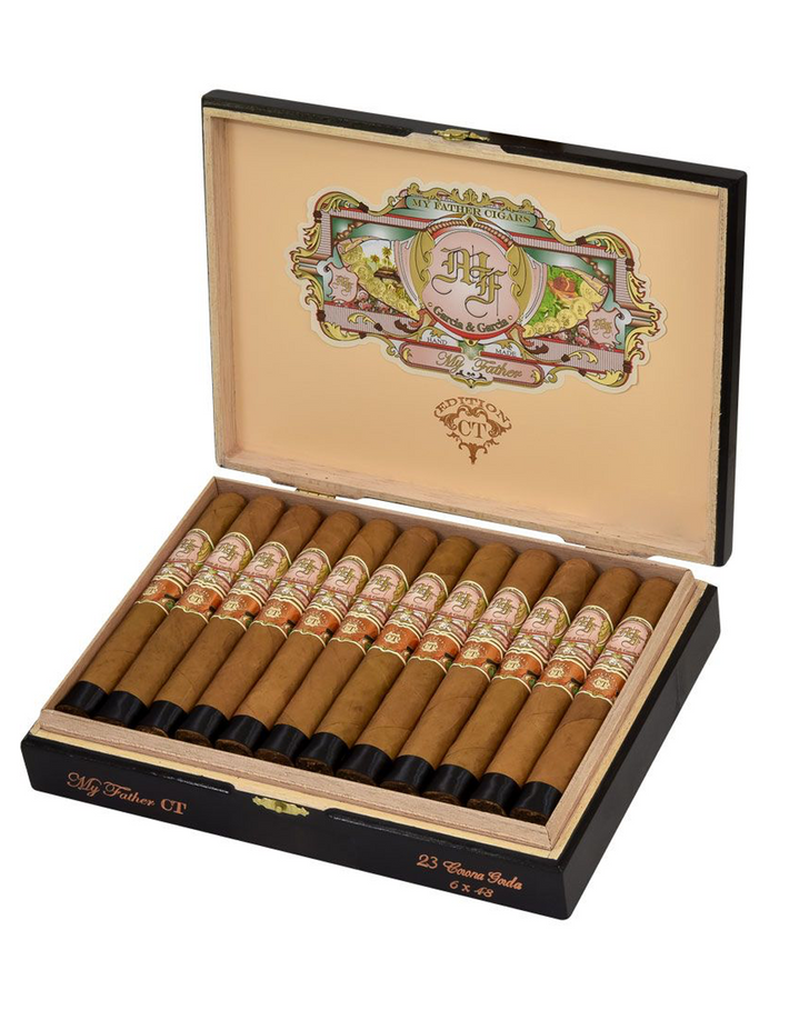My Father Connecticut Corona Gorda Box Open