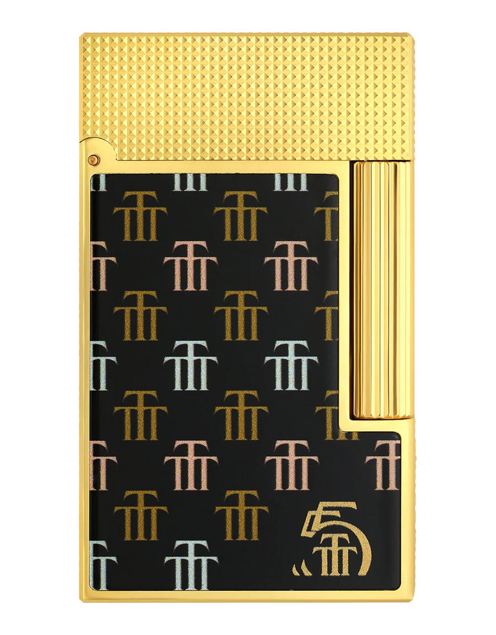 S.T. Dupont × Trinidad 55th Anniversary Line 2 Lighter Face Closed